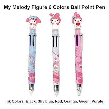 Amazon.com : My Melody Multicolor Ballpoint Pen 1 Piece